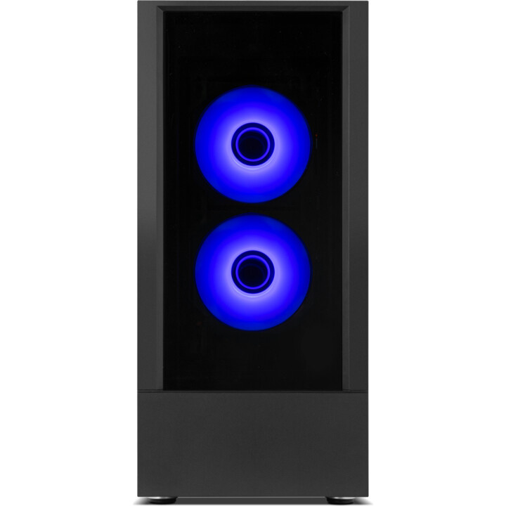 MID-TOWER/ATX CASE NOX HUMMER NEMESIS S/USB3.0 SOURCE BLACK ARGB W/WINDOW