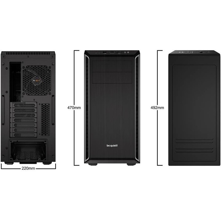 be quiet! BG022 BeQuiet Pure Base 600 Black