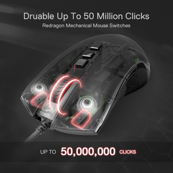 Redragon Cobra FPS Gaming 24000 Dpi RGB Black