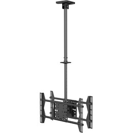 EQUIP 32-65" CEILING TV MOUNT FOR 2 TVS
