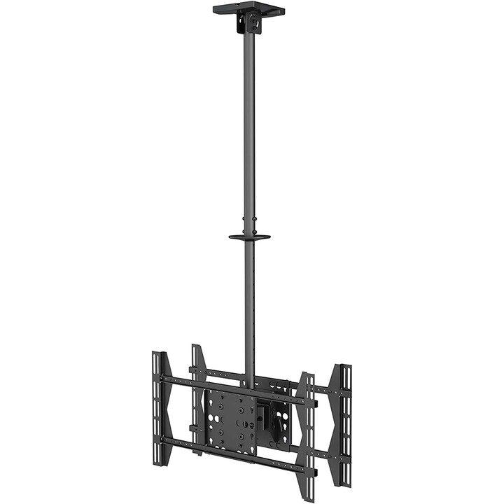 EQUIP 32-65" CEILING TV MOUNT FOR 2 TVS