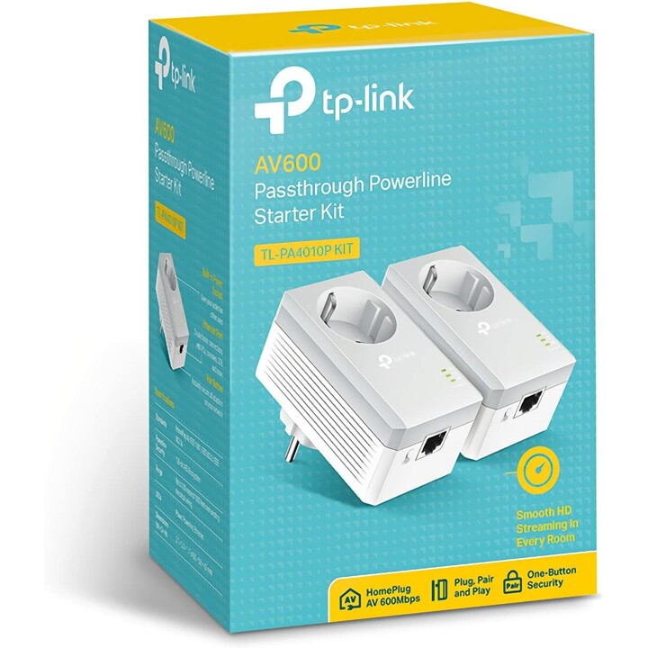 TP-Link PLC/Powerline TL-PA4010PKIT Blanco