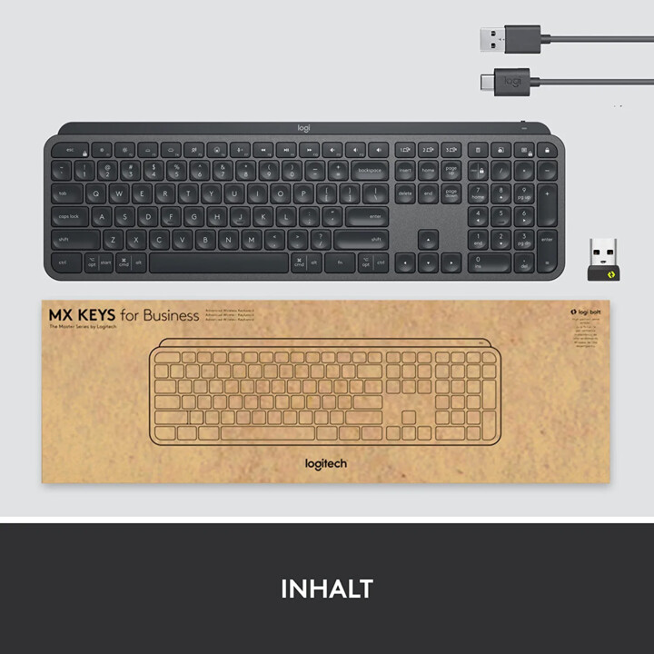Tastiera wireless Logitech MX Keys (retroilluminata senza poggiapolsi)
