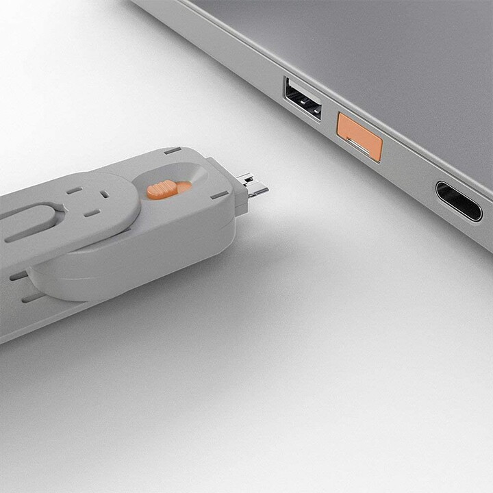 BLOCCO PORTA USB-A LINDY, 4 PEZZI, CON L