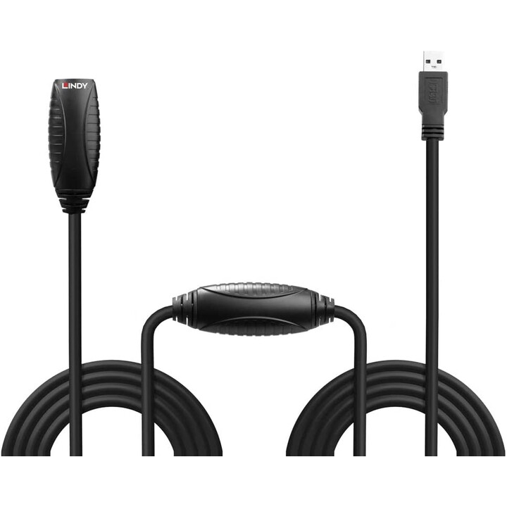 Lindy Cavo Prolunga Attivo Usb 3.0, 10M