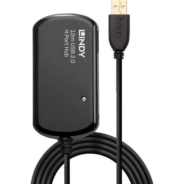 LINDY PRO USB 2.0 AKTIVES VERLÄNGERUNGSKABEL, MIT U-HUB