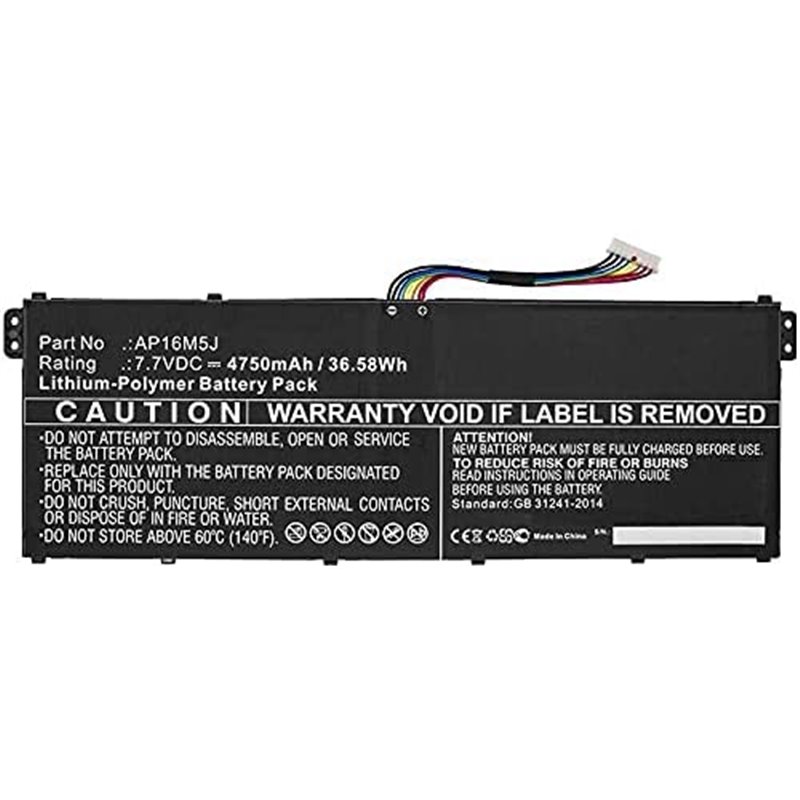 COREPARTS PORTABLE BATTERY 7.7V 4450MAH 36.6WH FOR ACER