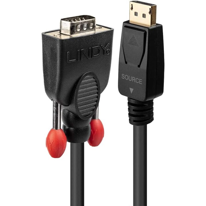 LINDY CABLE DE DISPLAYPORT A VGA, 2M