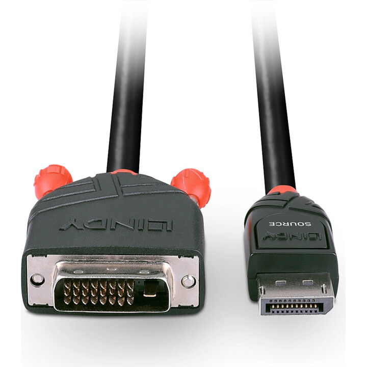 CABLE LINDY DISPLAYPORT VERS DVI, 2M