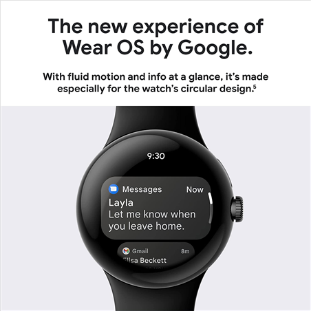 Google Pixel Watch LTE 41 mm Silber (Silber) und graues