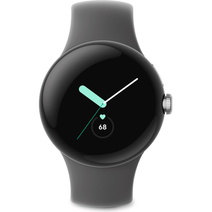 Google Pixel Watch LTE 41 mm argento (argento) e cinturino sportivo grigio (antracite)
