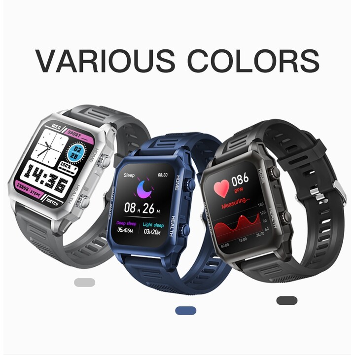 Kumi KU3 Max Noir - Montre Connectée