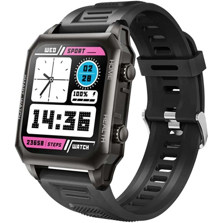 Kumi KU3 Max Noir - Montre Connectée