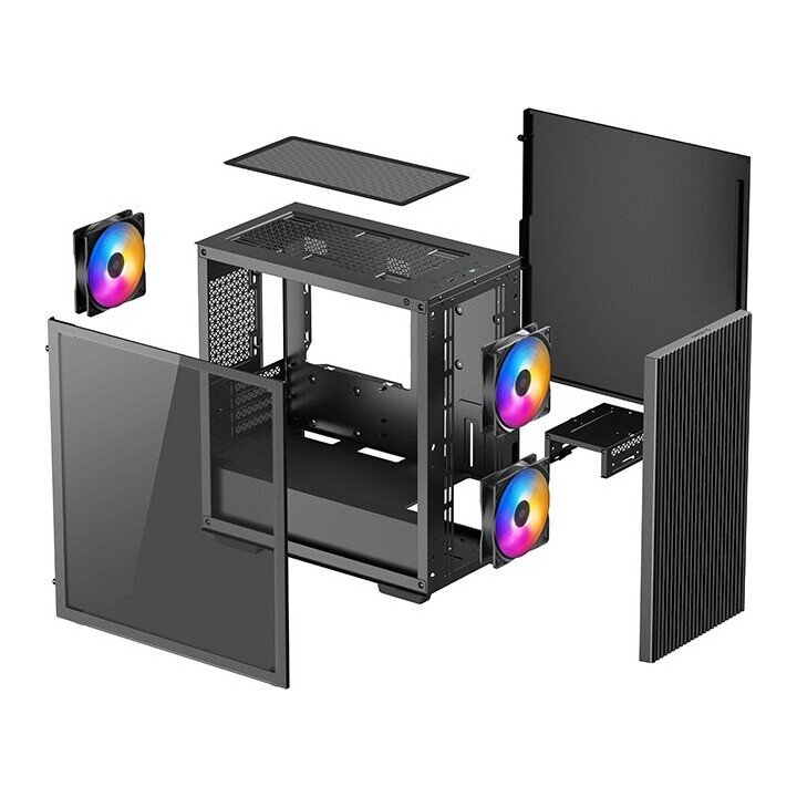 DeepCool MATREXX 40 3FS Vetro temperato - Case/Tower