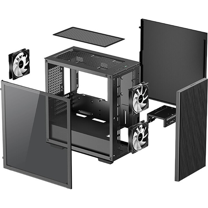 DeepCool MATREXX 40 3FS Vetro temperato - Case/Tower