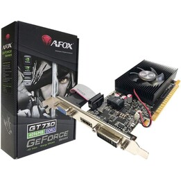 AFOX Geforce GT730 4GB 128Bit DVI HDMI VGA LP Fan DDR3