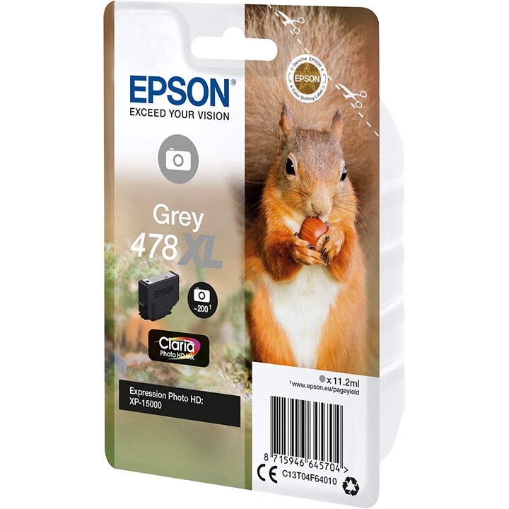 Epson 478XL Veveriţă Claria Photo HD cartucho de tinta gris