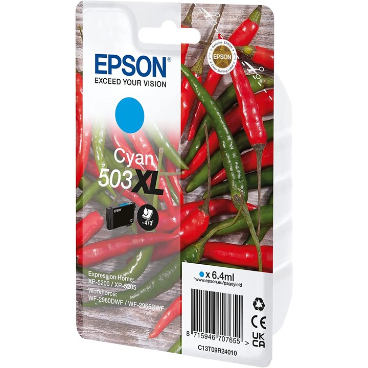 Epson 503XL cartucho de tinta cian de alto rendimiento