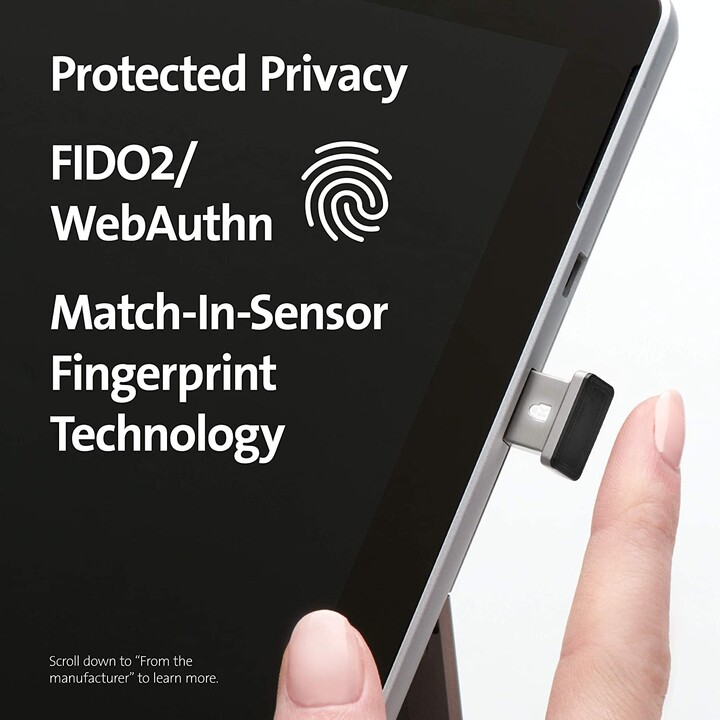 Kensington VeriMark IT fingerprint key silver
