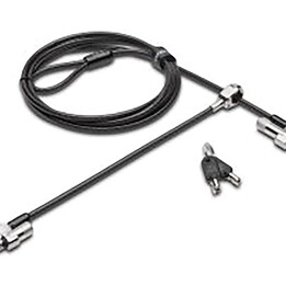 Kensington NanoSaver K64448WW Laptop-Sicherheitskabel mit Doppelkopf schwarz