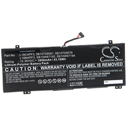LENOVO 2865MAH 15.36V 45WH LAPTOP BATTERY