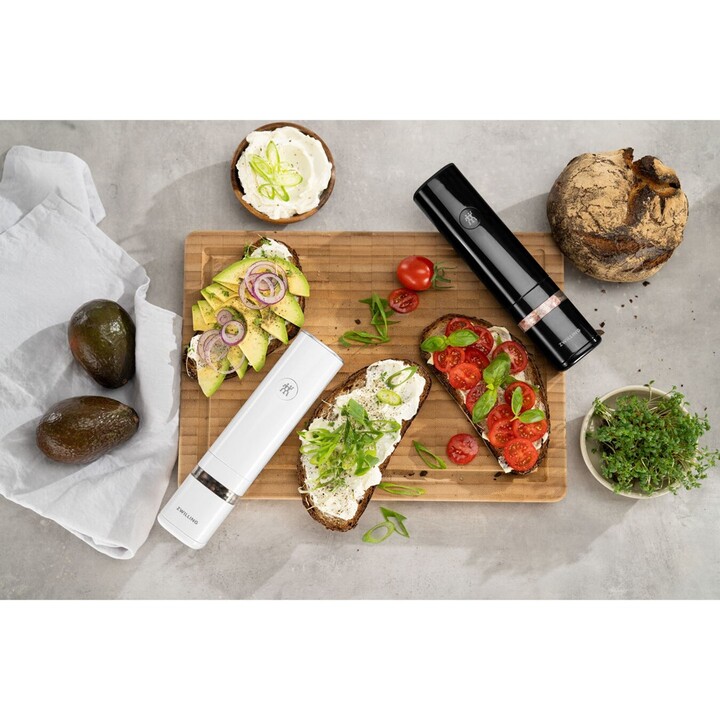 ZWILLING Enfinigy Juego de salero y pimentero Negro, Blanco