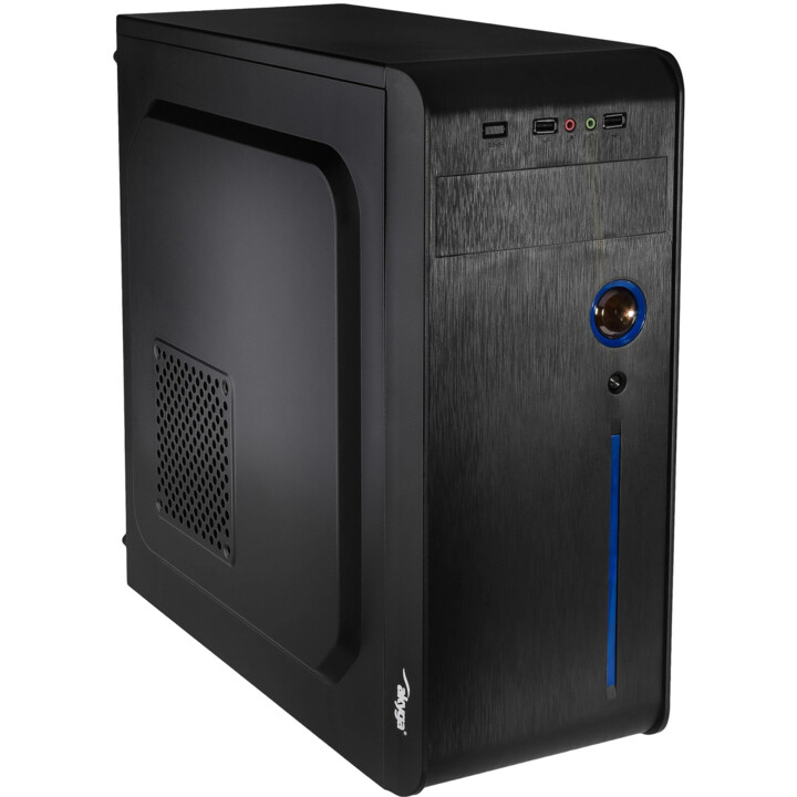 Akyga AK939BL Midi Tower Computer Case Black