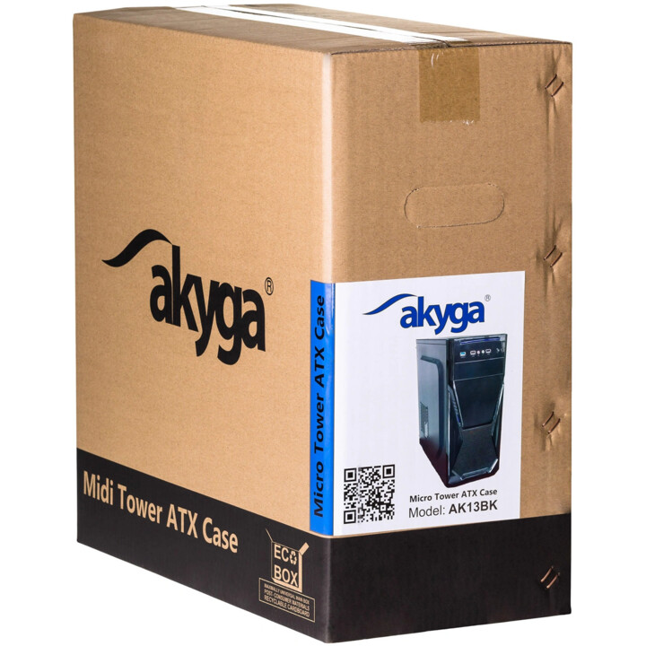 Akyga AK13BK unité centrale Micro Tower Noir