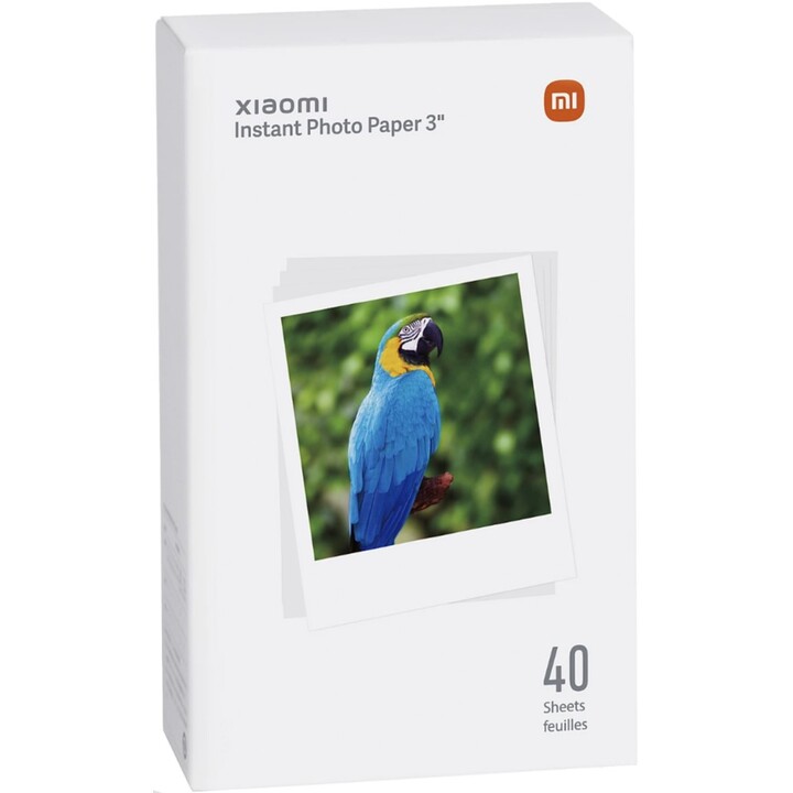 Xiaomi Instant Photo Paper 3 40 Hojas – Papel Fotográfico para Xiaomi 1S Set