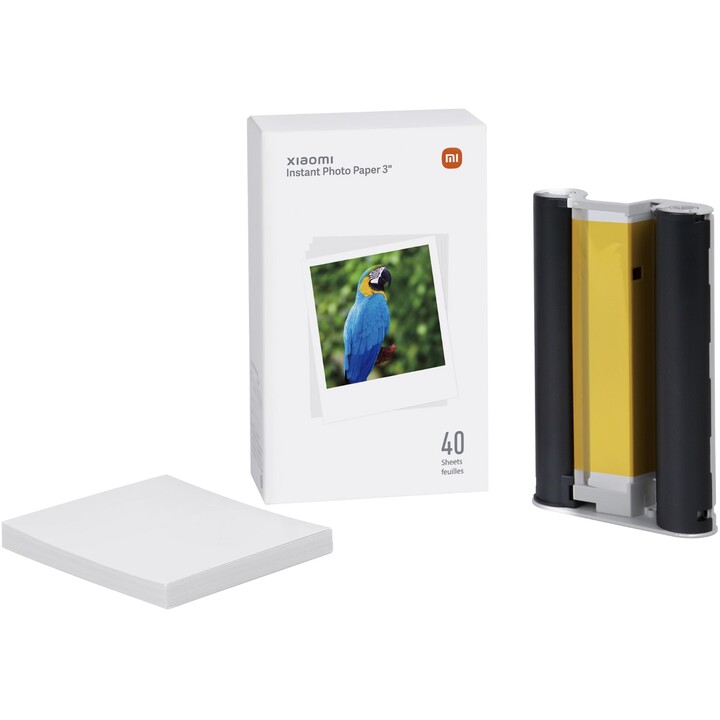 Xiaomi Instant Photo Paper 3 40 feuilles - Papier photo avec Xiaomi 1S Set