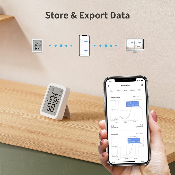 SwitchBot Termómetro e Higrómetro Plus