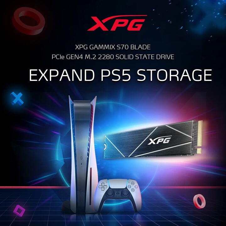 XPG GAMMIX S70 Blade M.2 2000GB PCI Express 4.0 3D NAND NVMe