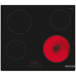 BOSCH PKE611BB2E 60cm 4 Zone Black Ceramic Hob