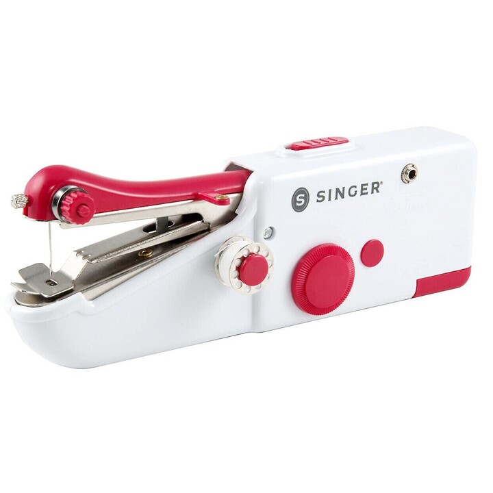 SINGER Stitch Sew Quick Mini Mechanisch Nähmaschine AA Akku Weiß