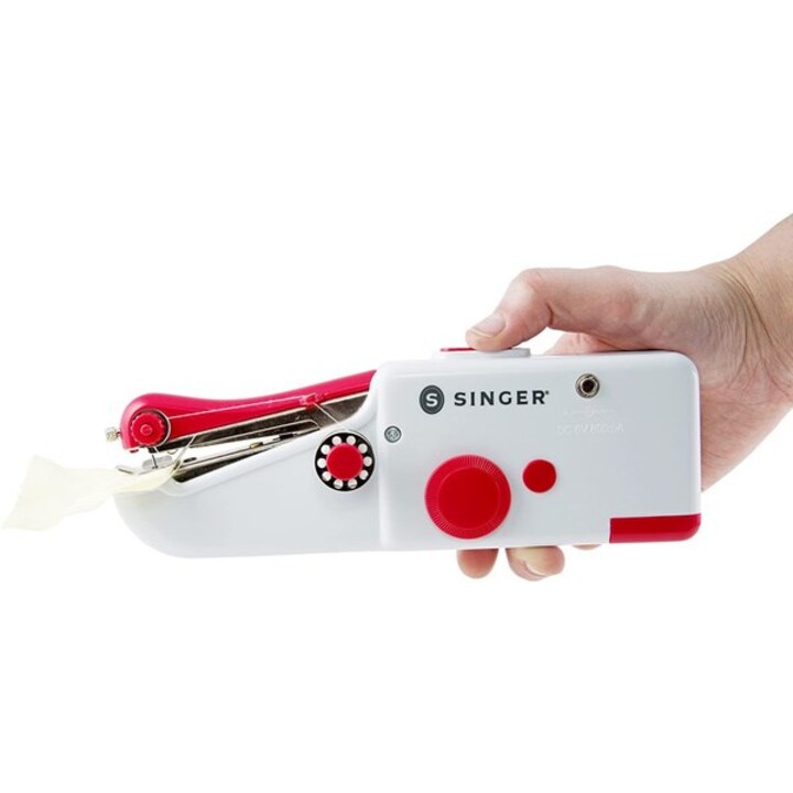 SINGER Stitch Sew Quick Mini Mechanisch Nähmaschine AA Akku Weiß