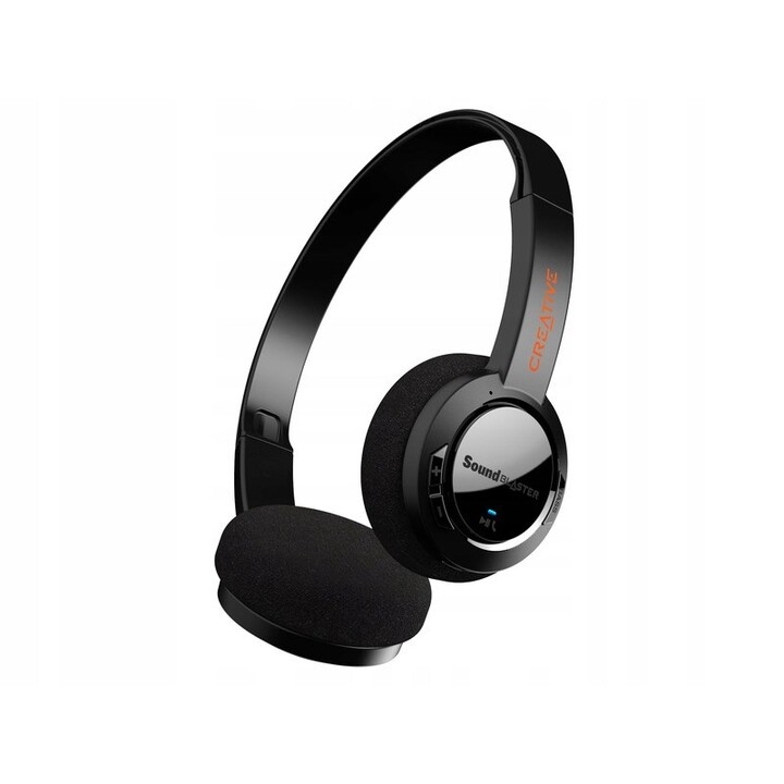 Fones de ouvido sem fio Bluetooth SOUND BLASTER CREATIVE JAM V2, preto