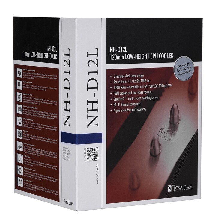 Noctua Nh-D12L Refroidissement Du Cpu