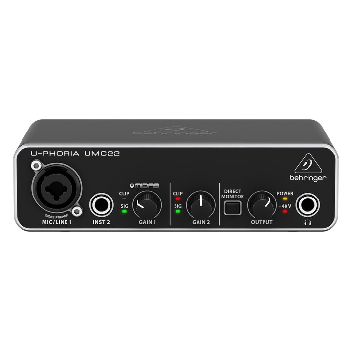 Behringer UMC22 Stereo Add-On Concert/Studio Preamplifier