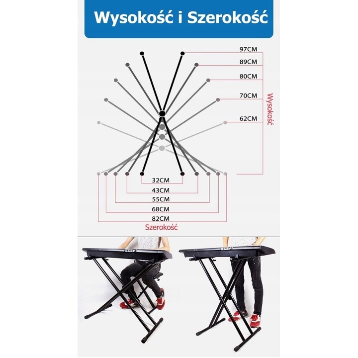 SSQ KS1 - soporte de teclado individual