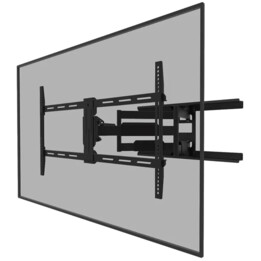 NEOMOUNTS LIVELLO-550 WL40-550BL18 Full Motion TV Mount Wall, 43-75 pollici, max 45 kg, nero
