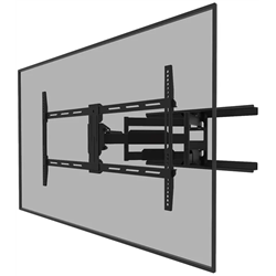 Neomounts LEVEL-550 WL40-550BL18 Soporte de pared para TV con movimiento completo, 43-75 pulgadas, máx. 45 kg, negro