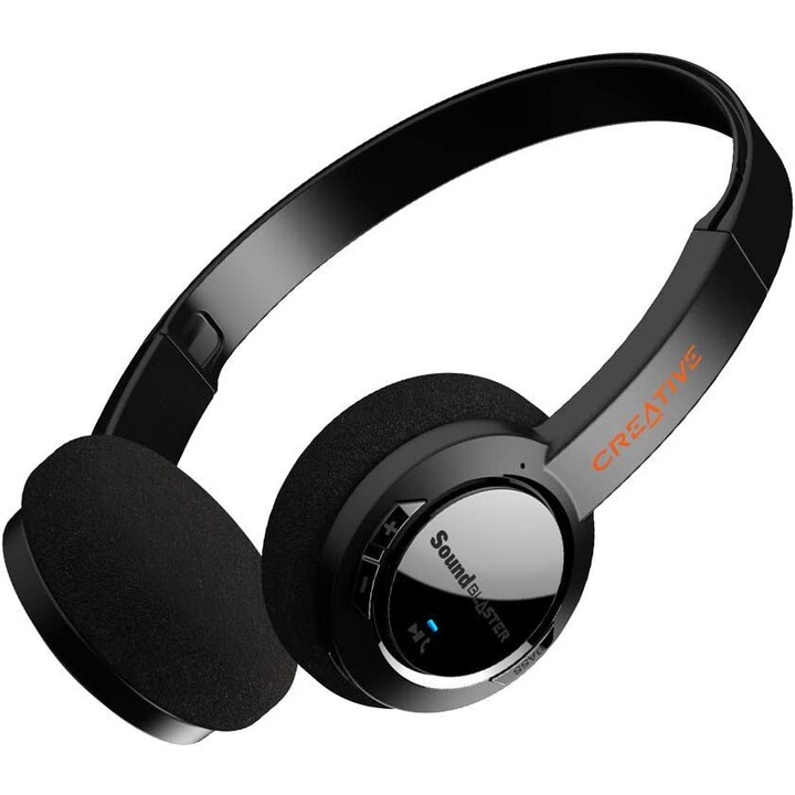 Fones de ouvido sem fio Bluetooth SOUND BLASTER CREATIVE JAM V2, preto