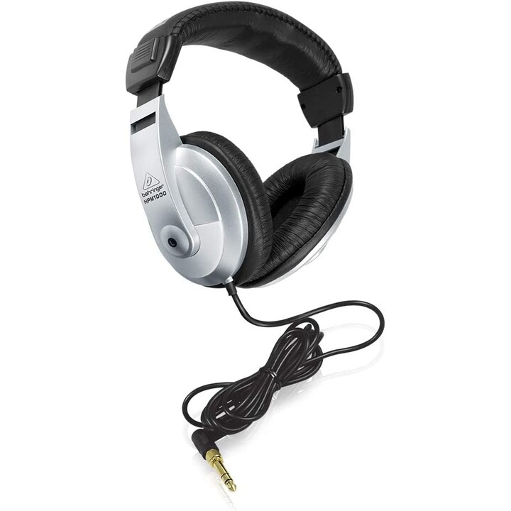 Behringer HPM1000 auricular y casco Auriculares Alámbrico Música Negro, Plata