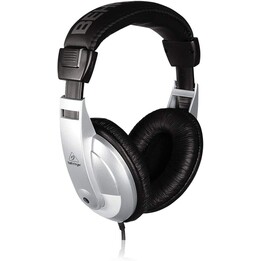 Fone de ouvido Behringer HPM1000 e fones de ouvido com fio para música preto, prata