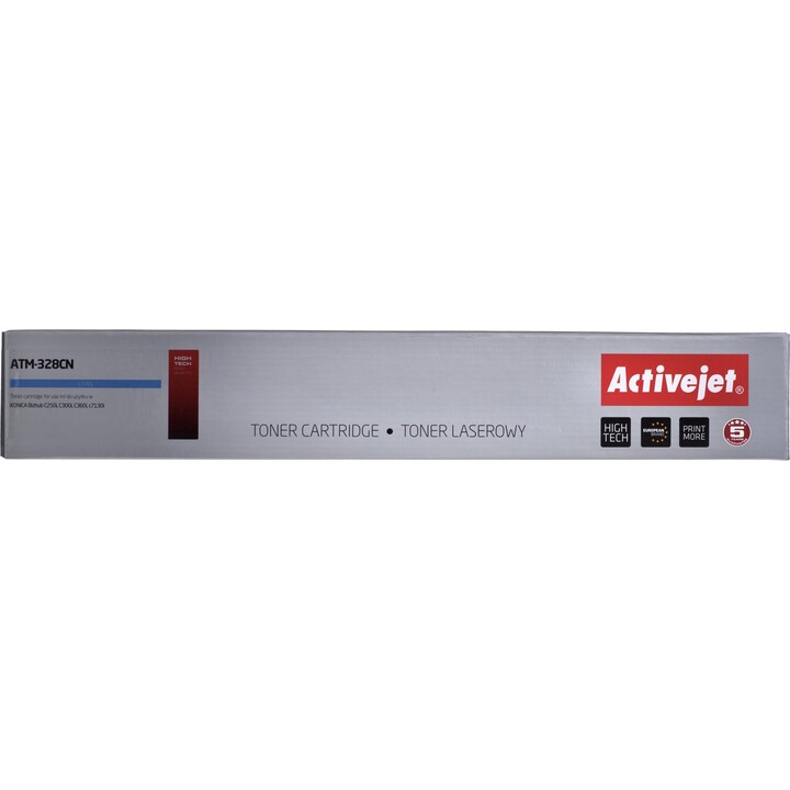 Cartucho de toner Activejet ATM-328CN para impressoras Konica Minolta, refil Konica Minolta TN328C; supremo; 28.000 páginas; az