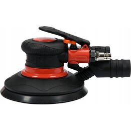 YATO YT-09739 Levigatrice rotorbitale pneumatica 6,3 bar per finiture professionali, nero