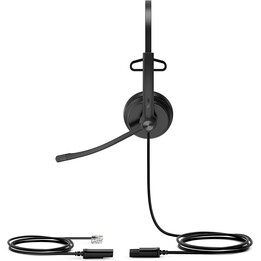 Yealink YHS34 casque mono avec câble RJ9 et QD noir