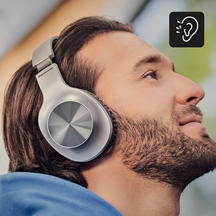 Cuffie wireless Panasonic RB-HX220BDES/ Bluetooth/ argento