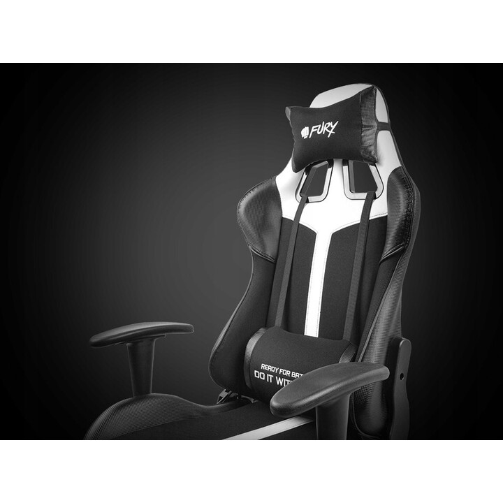 GAMING CHAIR FURY AVENGER XL BLACK AND WHITE