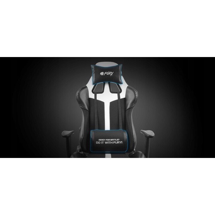 SEDIA DA GIOCO FURY AVENGER XL NERO E BIANCO